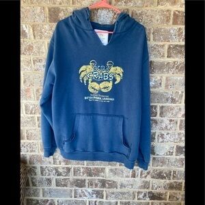 Bobs crabs Baton Rouge Louisiana Sweatshirt Vintage Size medium